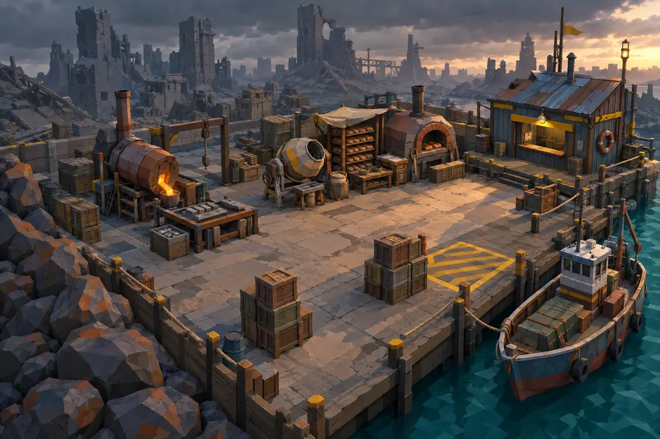 Shipping Supereme concept art